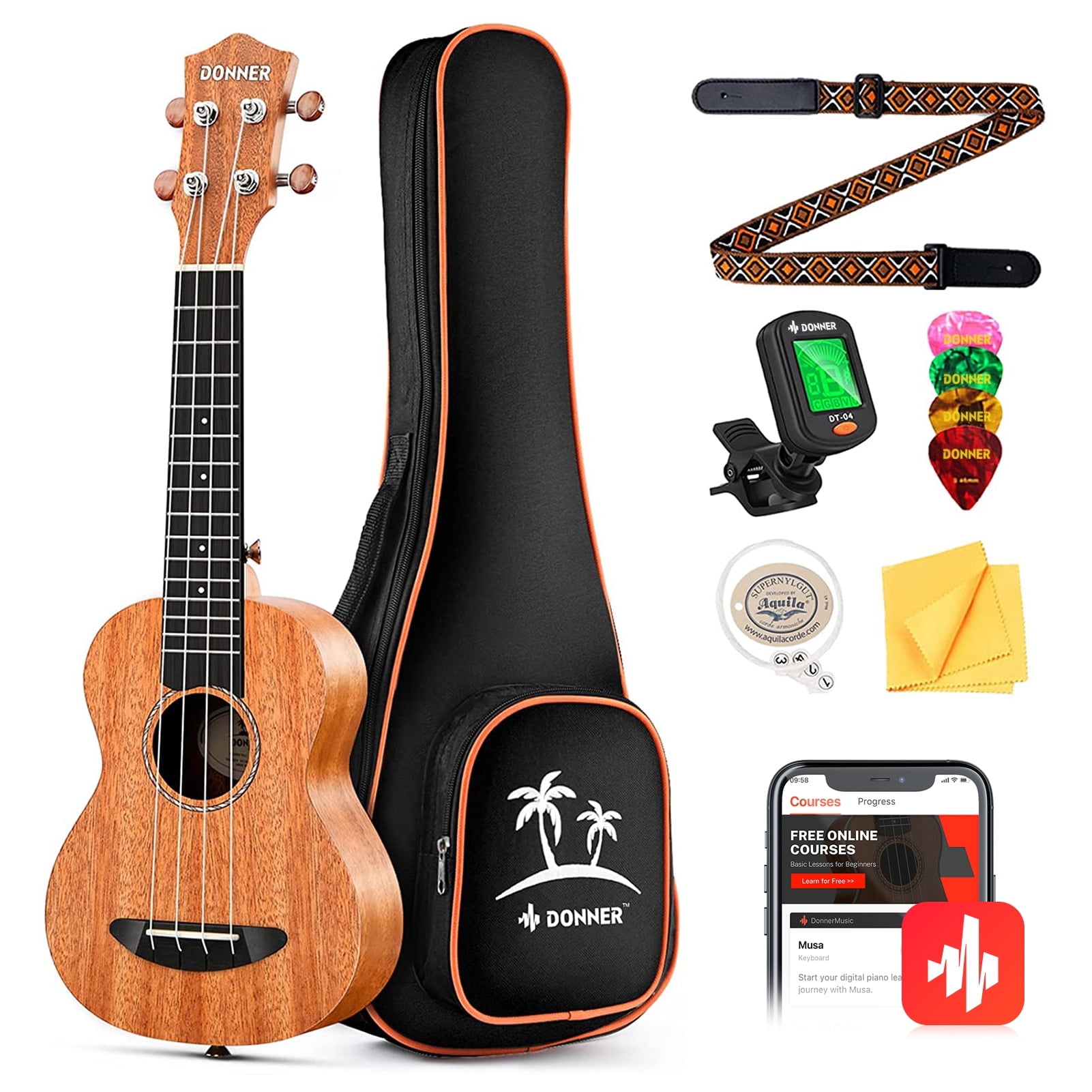 Donner DUC-1 Ukelele Concierto Caoba