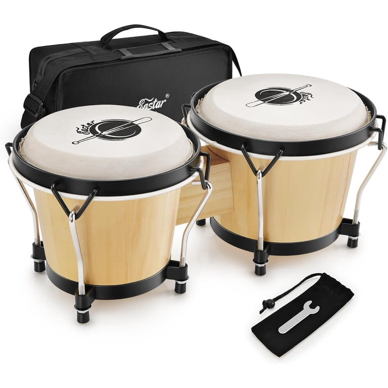 Eastar Kit de Bongos Clásicos de Madera
